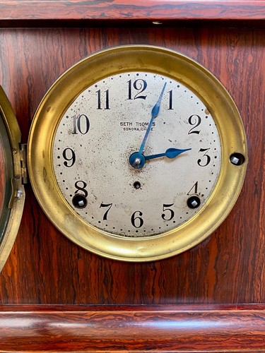 Antiguo Reloj Adamantino Seth Thomas 1918 4 Campanas/5 Cañas Sonora Timbre Nº 1 - Imagen 3 de 18