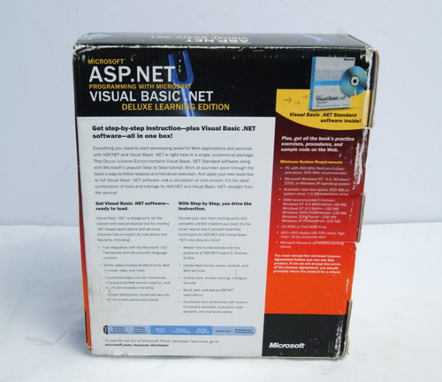 Microsoft Visual Basic .NET Deluxe Learning Edition Step by Step with CDs & Code - Picture 14 of 14