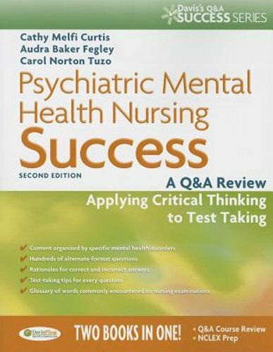 Psychiatric Mental Health Nursing Success: A Q&A Review Applying Critical: New - Imagen 1 de 1