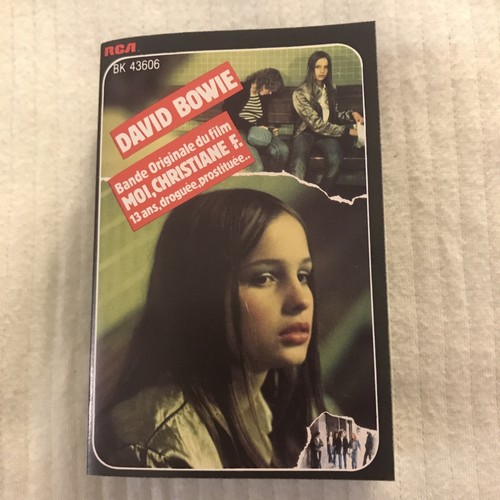 david bowie audiokassetten . Original Filmband "Ich Christiane F"