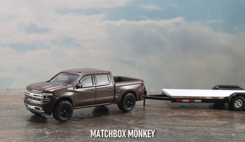 Car Hauler Flat Bed Trailer Tow Hitch Maßstab 1:64 DCP Diorama Diecast Modellauto - Bild 902 von 1'100