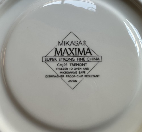Mikasa Maxima CAJ03 Tremont Saucers - Set of 4 - Picture 3 of 3