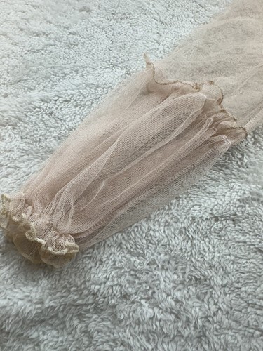 Xinyuan transparentes Kleid 3D Blumen Akzent A-Linie Kleid rosegold sexy Fee Kei - Bild 6 von 16