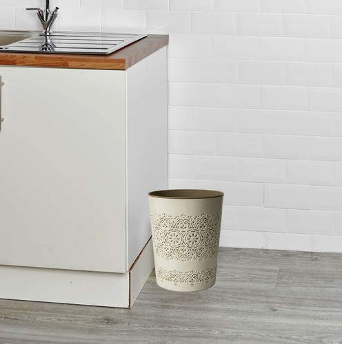 9L FLORA WASTE RUBBISH PAPER BIN FOR OFFICE KITCHEN HOME BEDROOM IN FOUR COLOURS - Picture 36 of 61