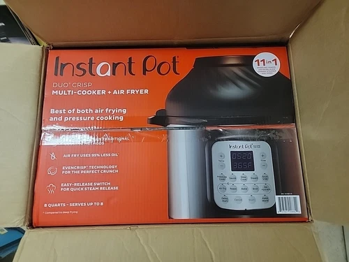 Instant Pot 8 Quart 11-in-1 Duo Crisp Multi-Cooker + Air Fryer Brand New Sealed 