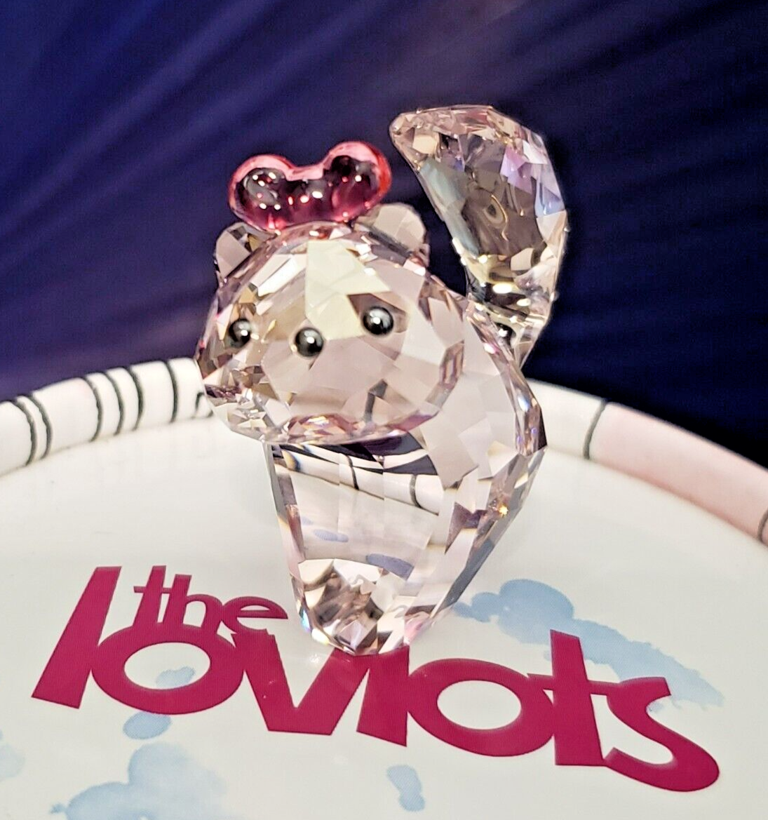 スワロフスキー Swarovski 猫 キャット 置物 オブジェ  ケイティ Swarovski Katie Cat The Lovlots Crystal - 1138593 Retired | eBay