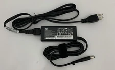 Lot of 10 Genuine HP 65W Laptop Power AC Adapter Chargers  7.4mm w/cables Tested