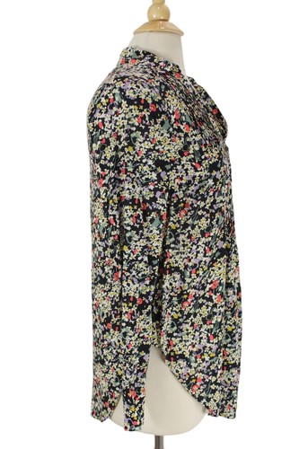 Anthropologie MAEVE Matilda Shirt size XS Ditzy Floral Pintucked Long Sleeve - Picture 5 of 16