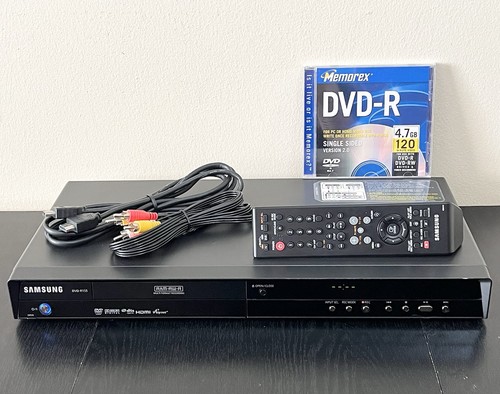 New ListingSamsung Dvd-R155 Dvd Recorder / Player W/ Oem Remote - Hdmi - A/V Cords *Tested*
