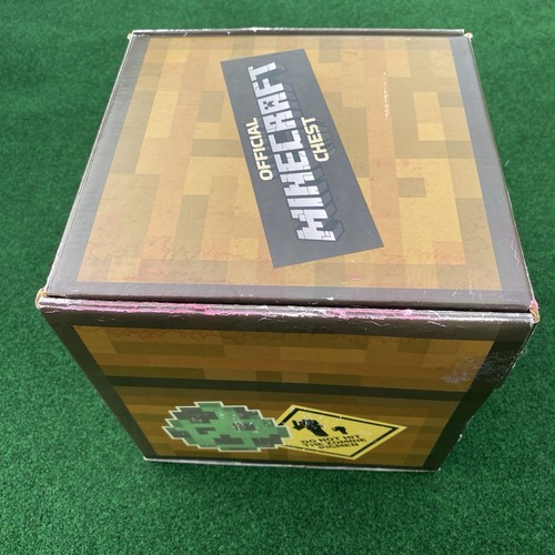 Lotto esclusivo Minecraft Mine Chest Loot Crate Mojang figure spille adesivi - Foto 21 di 23