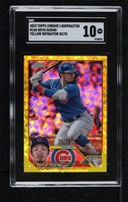 2023 Chrome Logofractor Edition Yellow Refractor /75 Seiya Suzuki SGC 10 GEM