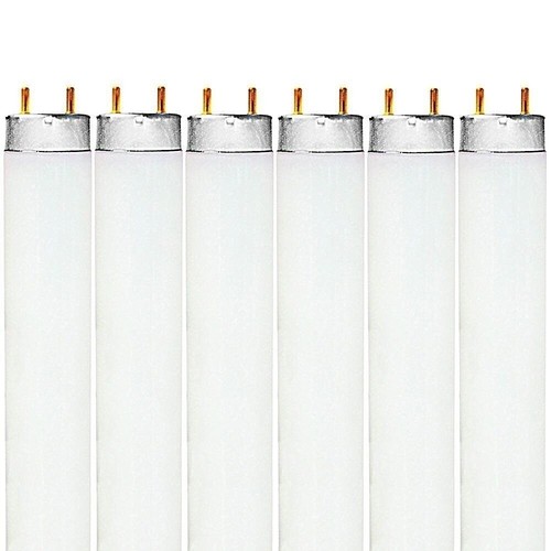 Luxrite F17T8/841 17W 24" T8 Fluorescent Tube Light Bulb 4100K 1350LM G13 6PK