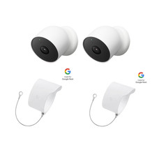 Google 2 Pack Battery-Powered Nest 1080p HD Security Cameras
