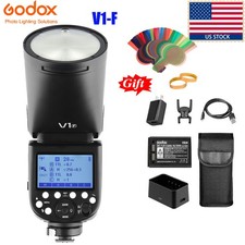 US Godox V1-F V1F 2.4G TTL HSS 1/8000s Round Head Flash Speedlite For Fujifilm