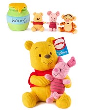 GUND Disney Winnie the Pooh Plush Bundle, 8" Playset and 10" Pooh  Piglet