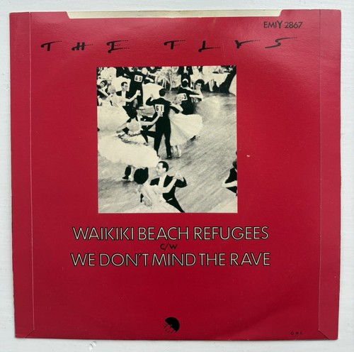 The Flys Waikiki Beach Refugees (PS) Vinyl 7" Single Punk/N Wave EMI2867 Yellow - Picture 2 of 3