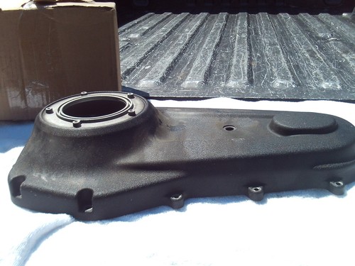 Harley-Davidson 2018-24 M8 Softail Primary Cover 25700935 WRINKLE BLACK - Bild 4 von 5