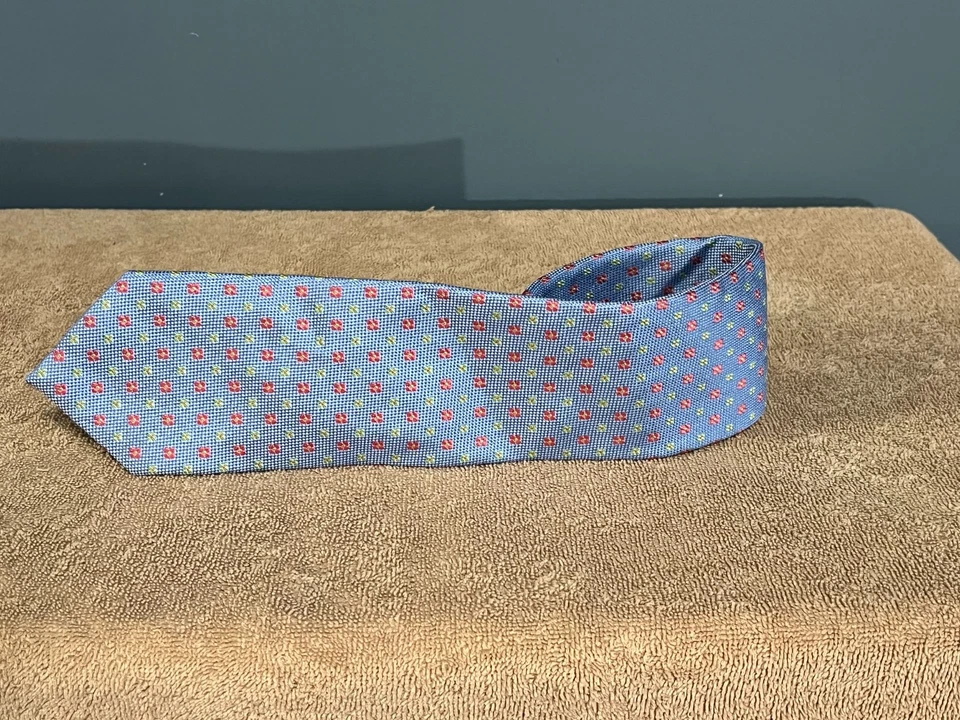 PETER BLAIR HOMBRE LUJO SEDA VESTIDO CORBATA 3 1/4 ANCHO Foto 2 de 3