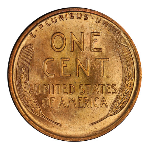 1920 Lincoln Wheat Cent PCGS MS-63 RD - Picture 2 of 4