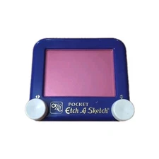 Vintage Ohio Art Hot Pocket Purple Pink Etch A Sketch 2002 Retro Toy