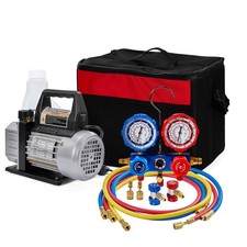 3 CFM 1/4 HP HVAC Vacuum Pump Air Conditioning Vacuum Pump w/ Oil