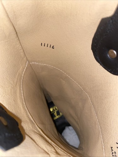 Echte Frye Melissa Button schwarze Reitstiefel Leder kniehohe Stiefel Damen 11 neu - Bild 11 von 14