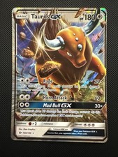 Tauros GX 100/149 SM Base Set Holo Sun & Moon Pokemon