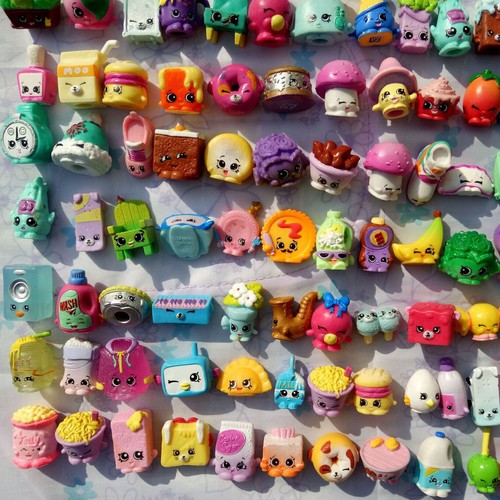 Set 100 pezzi Shopkins con selezioni casuali action figure mini bambole in vinile giocattoli - Foto 5 di 18