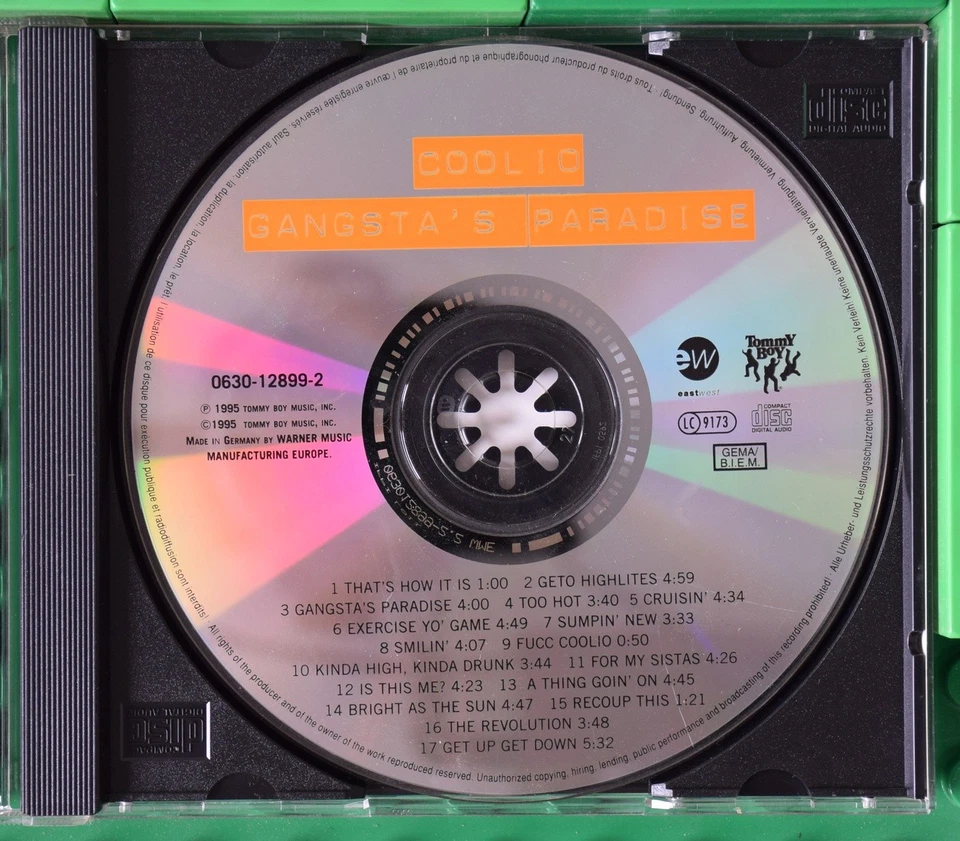 Coolio - Gangsta's Paradise - Tommy Boy Music - CD - Bild 3 von 4