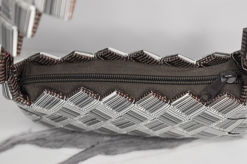 Markenlos UPC Wickeltasche Clutch Handtasche 7,5 x 3 Zoll mit Reißverschluss - Bild 4 von 10