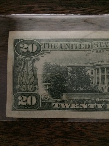 1977 20 DOLLAR BILL-SMALL FACE FEDERAL RESERVE NOTE-KANSAS CITY DISTRICT J - Picture 5 of 6
