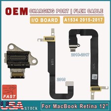 USB-C Charging Port I/O Board Flex Cable For MacBook Retina 12" A1534 2015-2017
