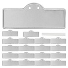  50pcs Plant Labels: Aluminum Plant Tag Markers - Reusable Waterproof Gardening