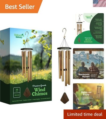 Nature s Melody Premiere Grande Tunes Wind Chimes   Outdoor Windchime with 6 ...