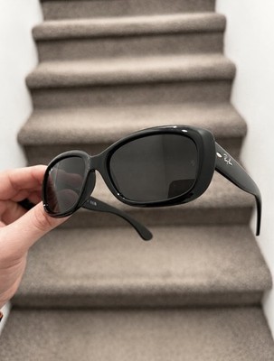 NEW Ray-Ban Jackie Ohh RB4101 4101 Black G15 Lens 58/17 | eBay