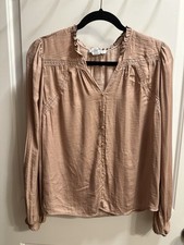 Cupcakes and Cashmere Womens Pink Satin Butto...