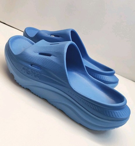 Sandalias Hoka Ora Recovery Slide 3 costeras azul cielo todas a bordo nuevas sin caja talla 6L 4M - Imagen 5 de 12