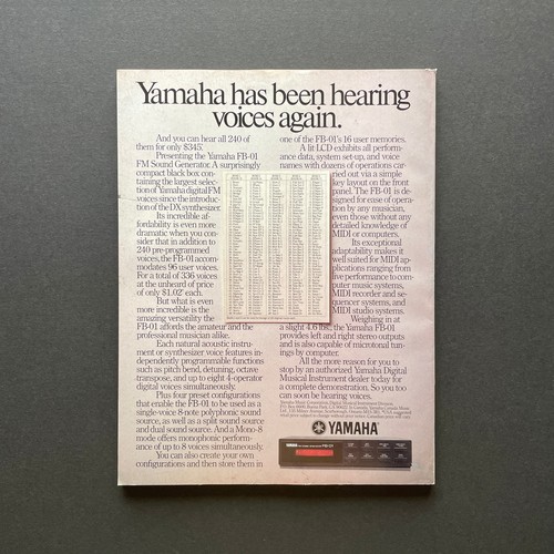 1987 Jeff Lieberman • Keyboard Magazine • The Cure • Free Record - Picture 4 of 4