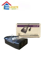 Fosmon Outdoor Mechanical Outlet Timer W/ Two US Socket Outlet Black