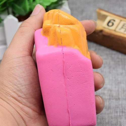 Squeeze Toy Mini Pommes Frites geformter Stressabbau Soft Slow Rising Cream - 第 4/7 張圖片