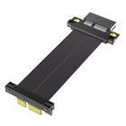 PCIE4.0 1X Extension Cable 180 Degree to 90 Degree PCIE Risers Cable Card