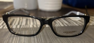 NEW Coach 6052 Fannie Eyeglasses 52/16 Black 100% AUTHENTIC