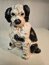 Vintage Cast Iron Spaniel Door Stop