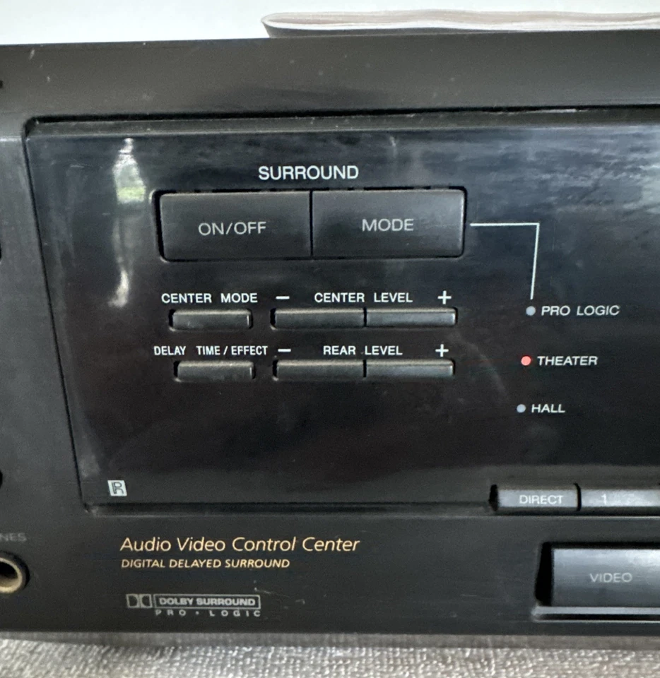 Sony STR-D450Z AM FM Stereo Receiver Audio Video Home Surround Sound Powers On - Image 4 of 4