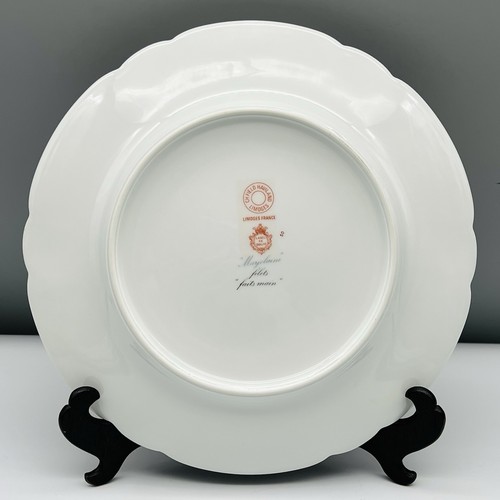 Marjolaine XL 11" DINNER PLATE Limoges CHARLES FIELD HAVILAND (Impurity Speck) - Picture 9 of 11