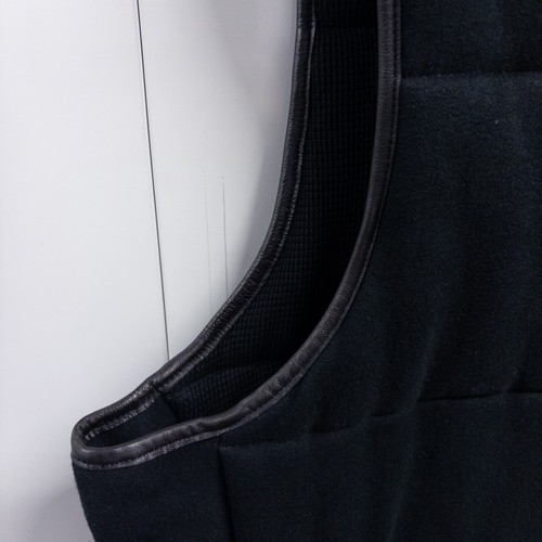 Polo Ralph Lauren Vest 3XLT Black Big Pony Cotton Puffer Leather Tall Preppy - Picture 5 of 9