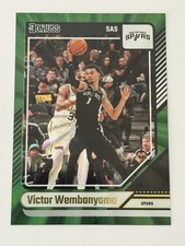 2024-25 Panini Donruss Victor Wembanyama Green Laser Prizm #6 Spurs