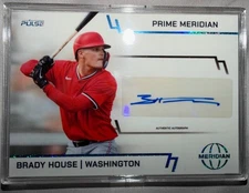 Brady House 2025 Prime Meridian RC Auto 3/10 Pulse Trading #PM-BH Washington