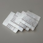 Bodrum 100% Linen Napkins White Beige Stripe Set Of 4 Holiday Fancy Dining 21”