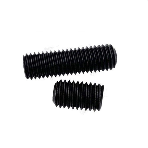 Fine Thread Black 12.9 Steel Hex Socket Set Screw Cup Point Grub Screws 5/16 3/8 - Picture 4 of 11